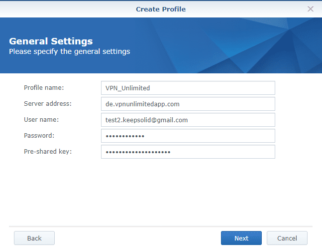 Synology Vpn Setup